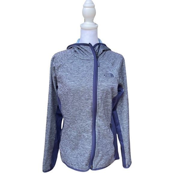 The North Face Tops - The North Face Women's Arcata Hoodie Full Zip Jacket Blue Heather Size Medium